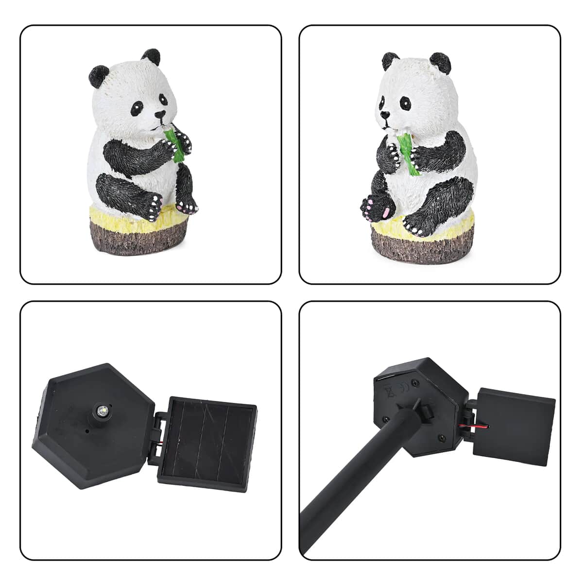 Panda Figurine Solar Stake Outdoor Waterproof Garden Light image number 6