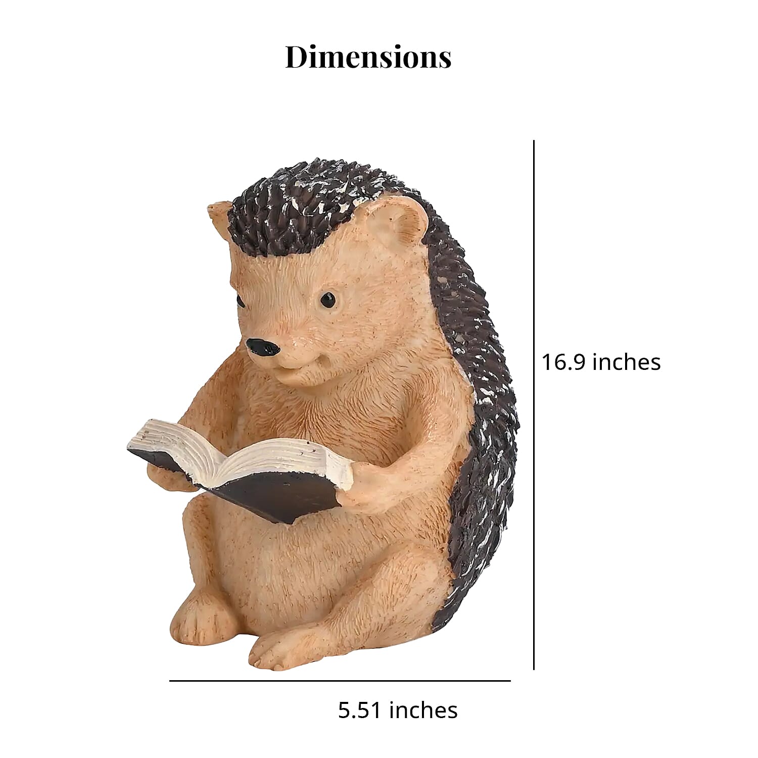 Hedgehog Figurine Solar Stake Outdoor Waterproof Garden Light