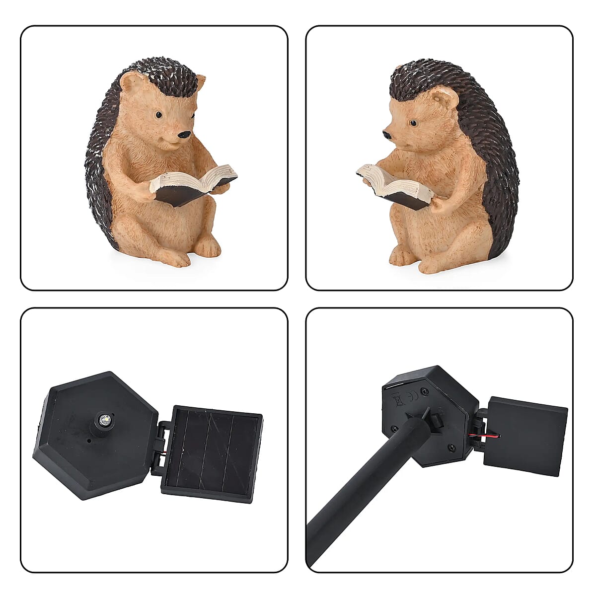Hedgehog Figurine Solar Stake Outdoor Waterproof Garden Light image number 6