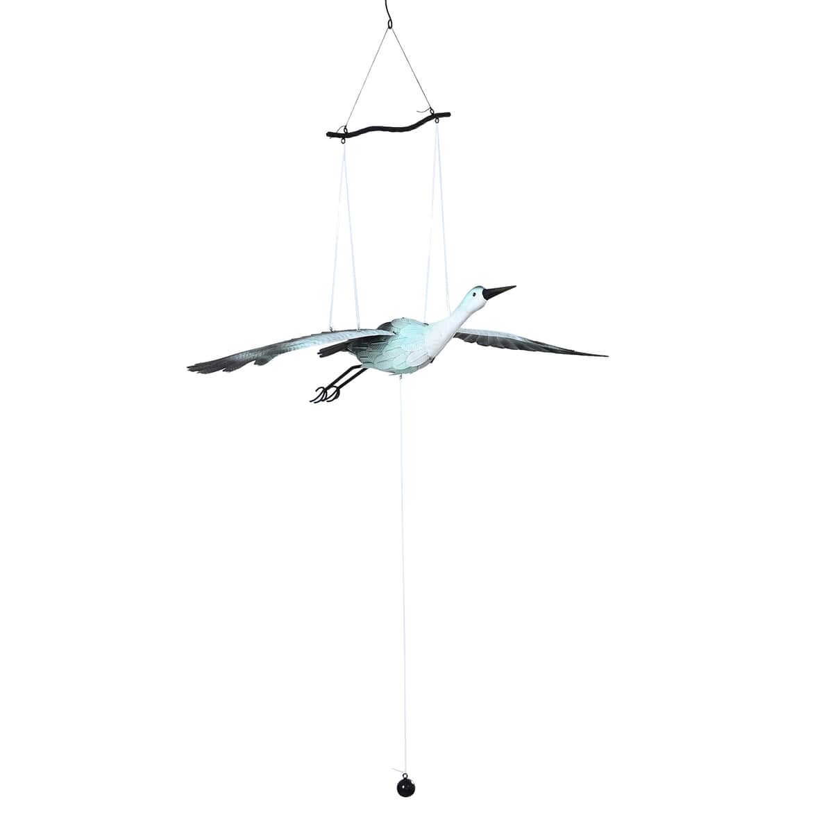 Flying Crane Hanging Decoration Sculpture image number 0