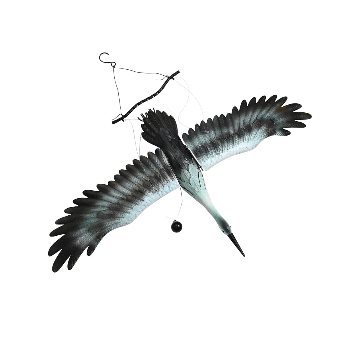 Flying Crane Hanging Decoration Sculpture image number 1