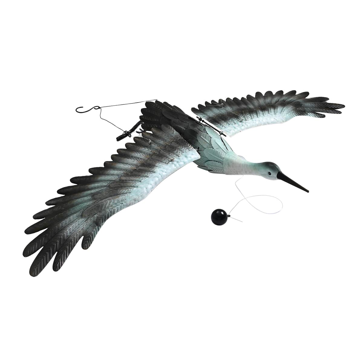 Flying Crane Hanging Decoration Sculpture image number 3