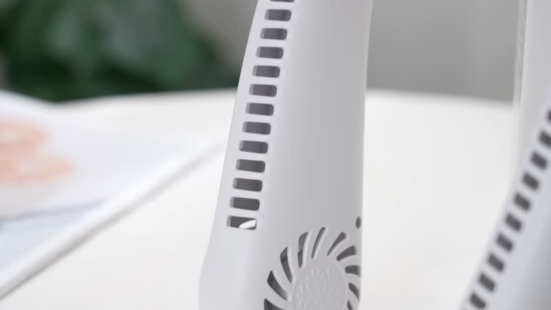 White Bladeless Hanging Neck Fan (5V/1A, 5W)