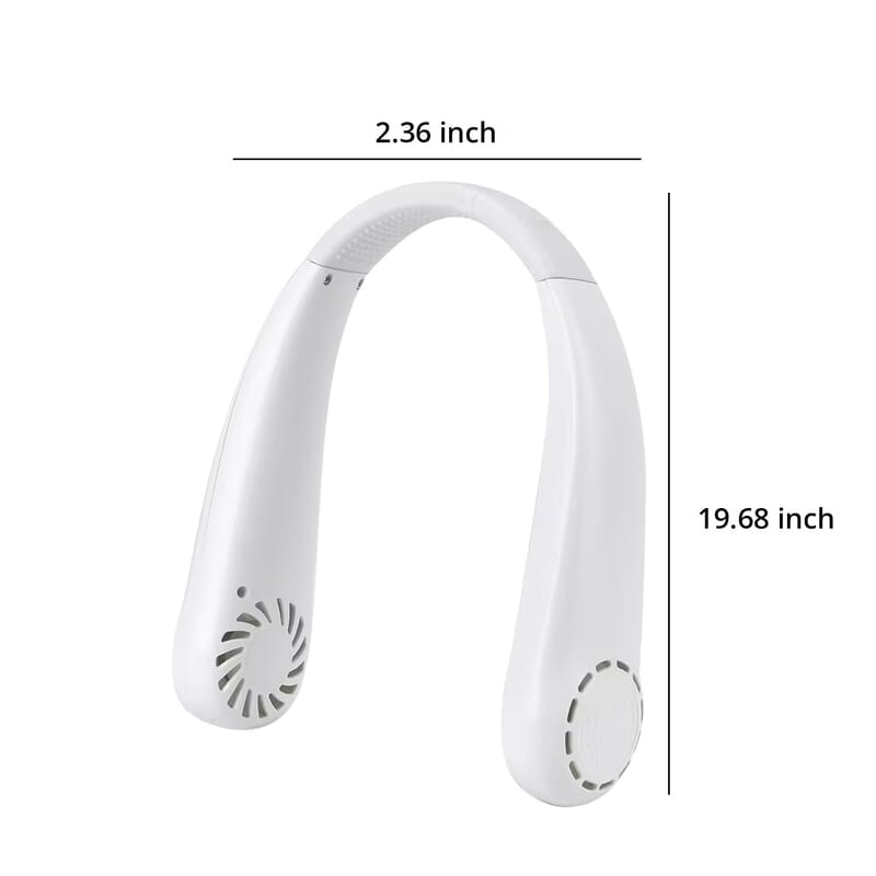 Homesmart White Bladeless Hanging Neck Fan (5V/1A, 5W)