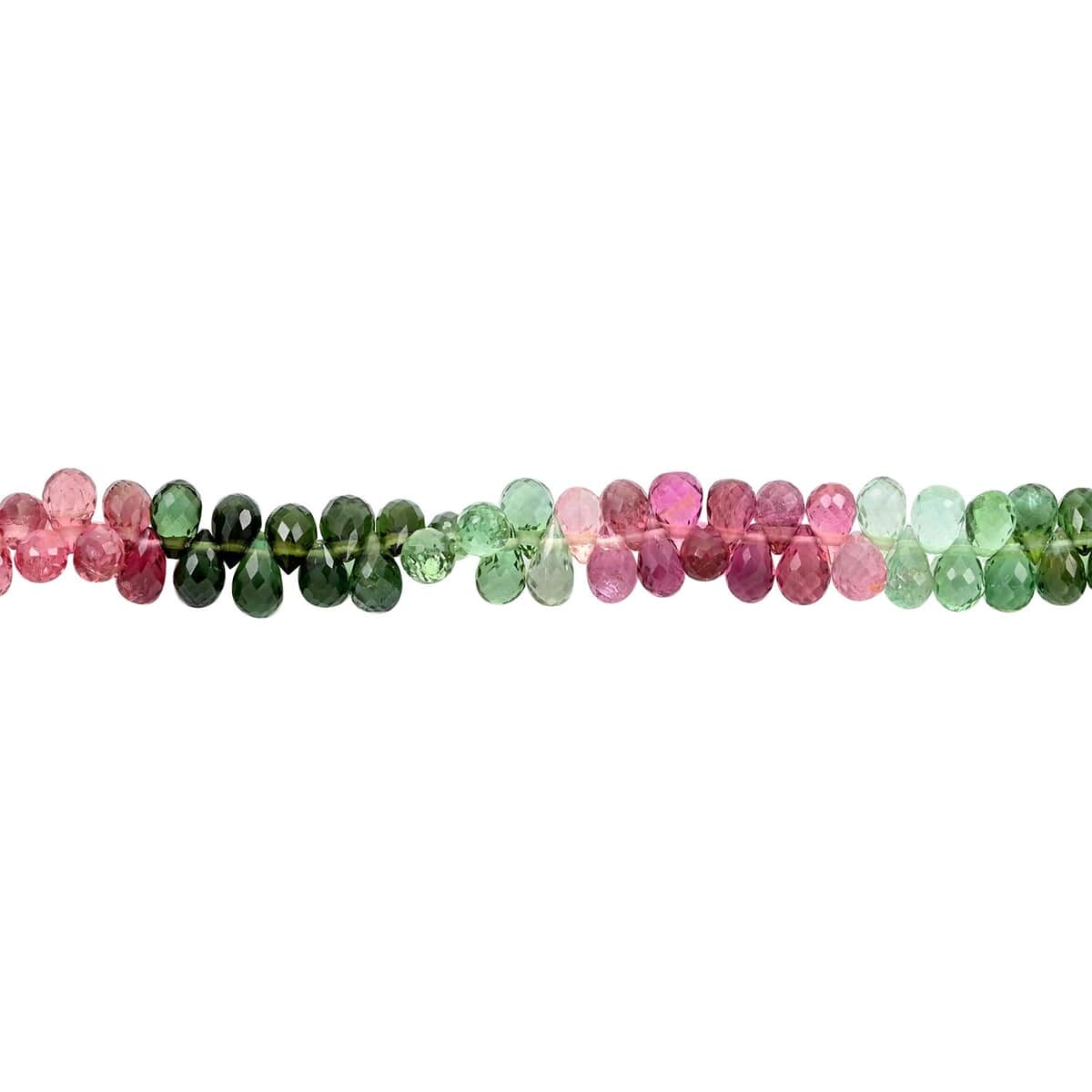 JCK Closeout Iliana 18K Yellow Gold AAA Multi-Tourmaline Beaded Graduation Bracelet (7-8In) 40.00 ctw image number 2