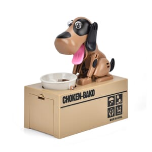 Brown Dog Piggy Bank