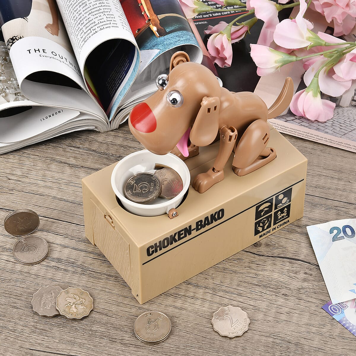 Coffee Dog Piggy Bank image number 1