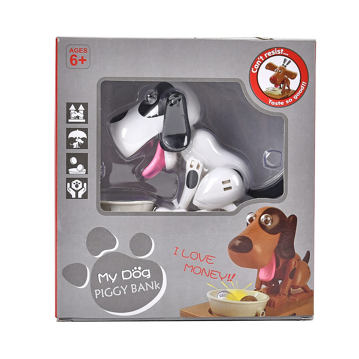 White Dog Piggy Bank image number 6