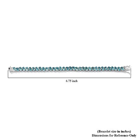 6.5 / Blue Zircon / 925 Silver - Product card gallery slide 4 (10177293549881)
