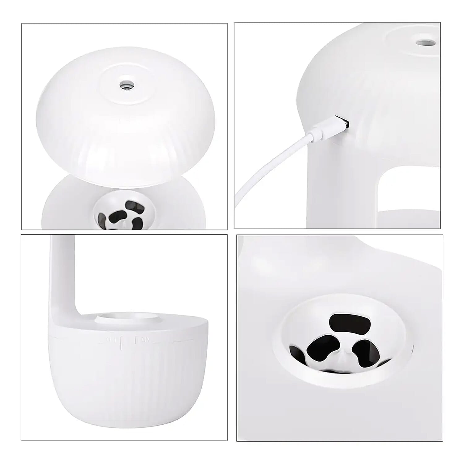 Homesmart Portable Aroma Humidifier with 10 Essential Oil (500ml Capacity)