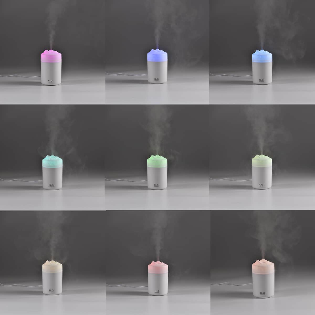 Colorful Light Changing Portable Air Humidifier Power 2w & Capacity 300ml image number 2