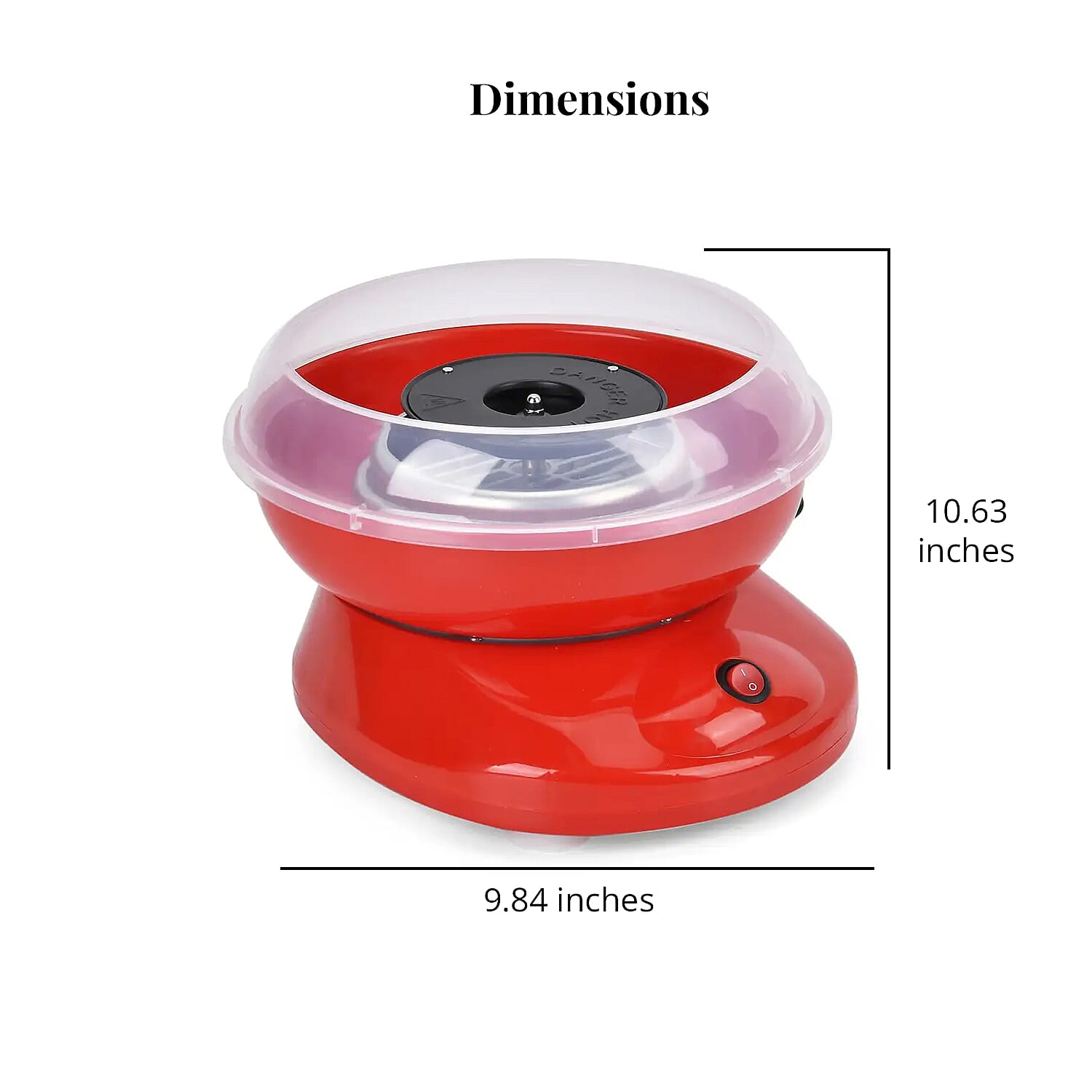 Red Color Mini Cotton Candy Machine