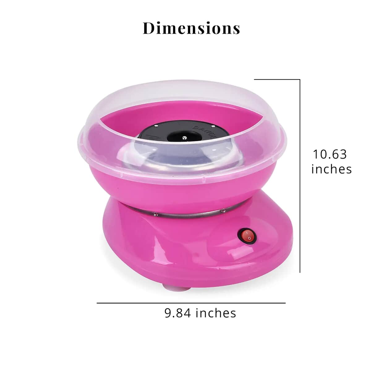 Pink Color Mini Cotton Candy Machine image number 5