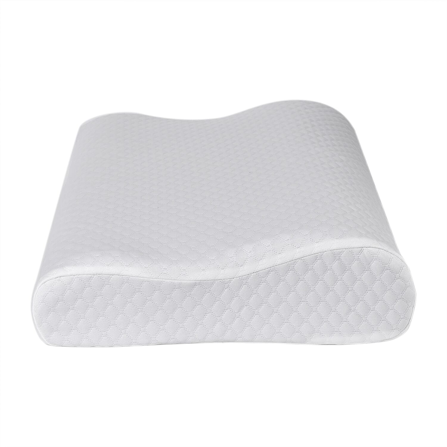Ergonomic Orthopedic Supported Memory Foam Pillow - Purple