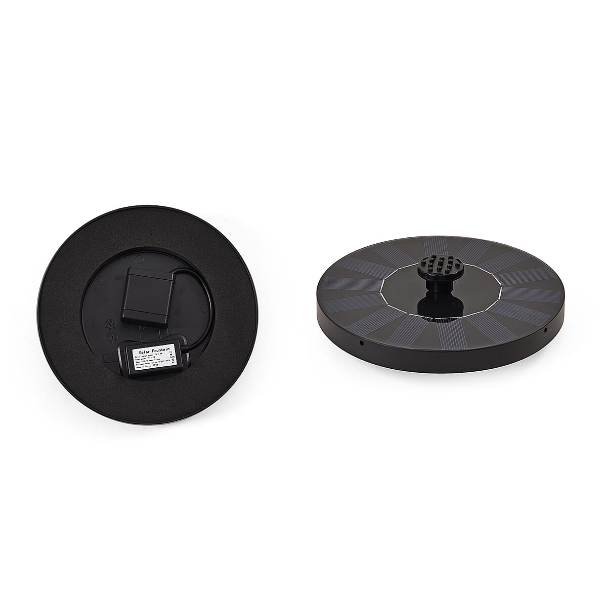 Solar Dragonfly Pattern Hand Painted Glass Bird Bath Water Fountain with Light image number 7