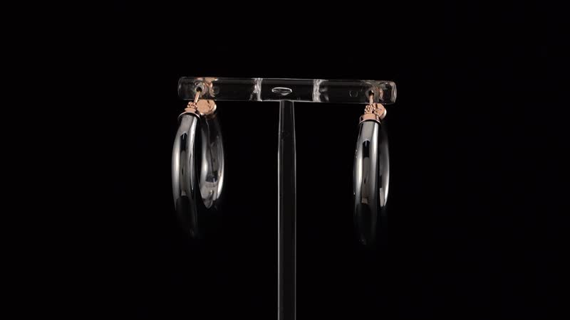 Terahertz Hoop Earrings in Vermeil YG Over Sterling Silver 63.75 ctw