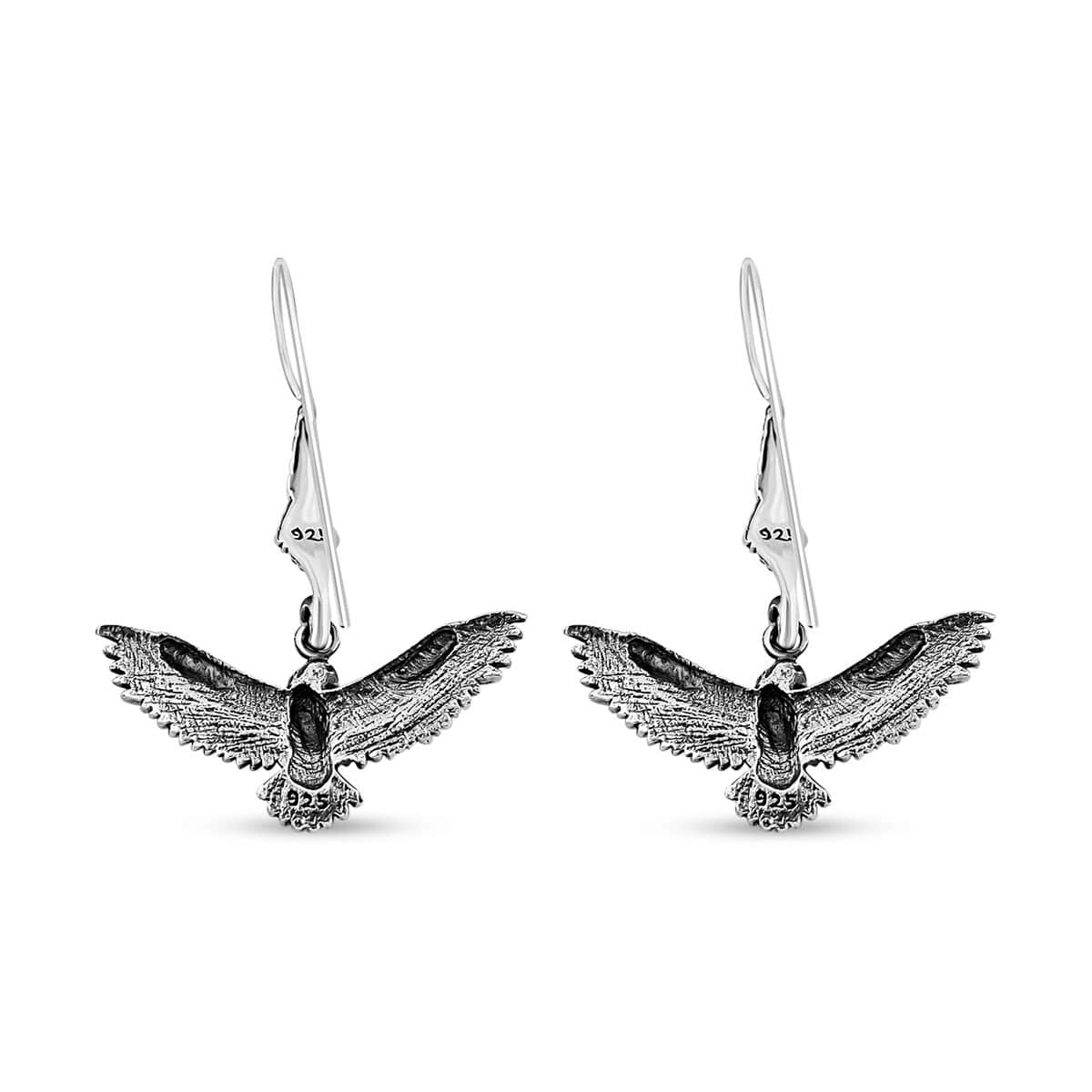 Bali Legacy Eagle Earrings in Sterling Silver 7.45 Grams image number 2