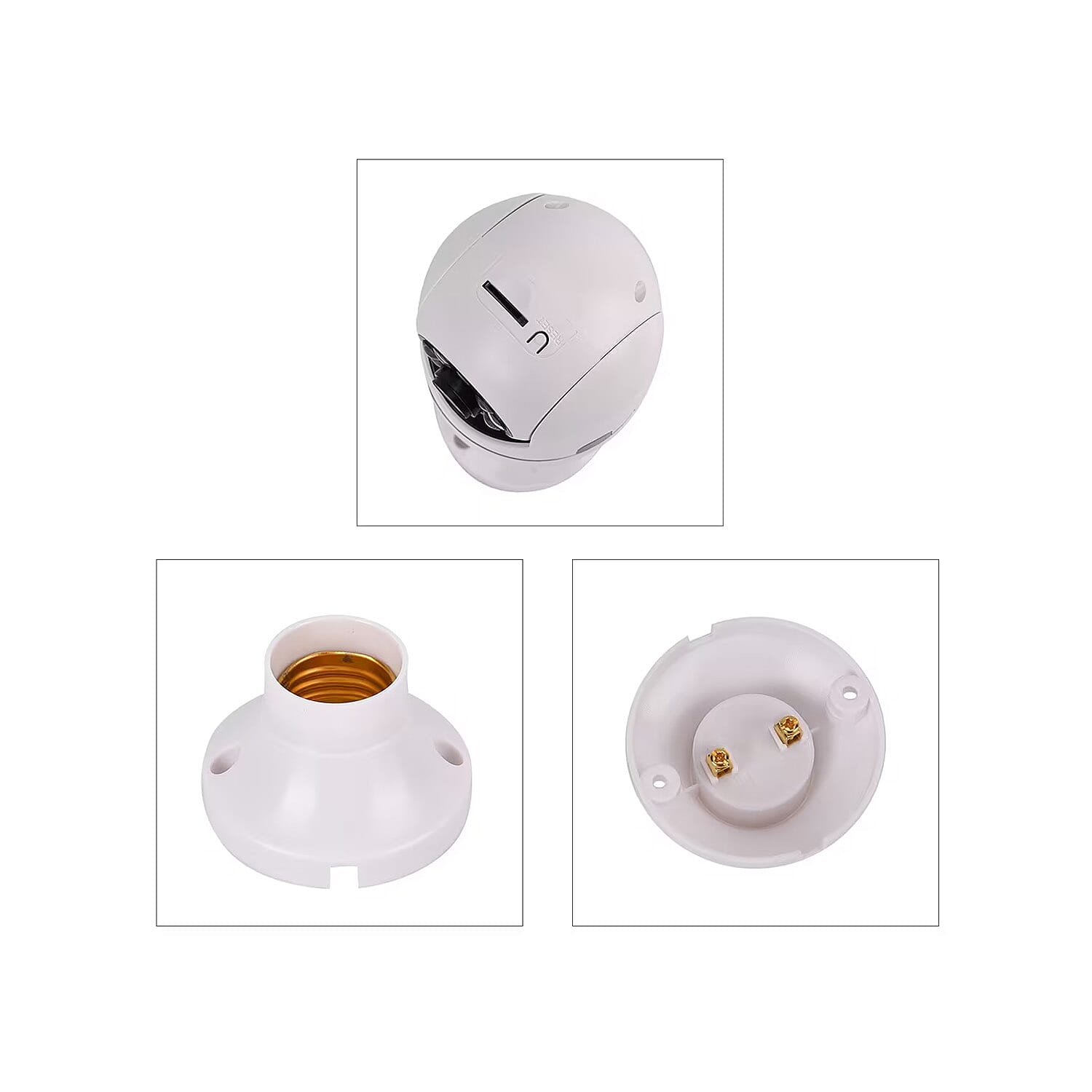  Security Camera Bulb with Night Vision, 360 Degree View, WiFi Connectivity, Two Way Audio Communication, Night Vision, Detection and Notification
