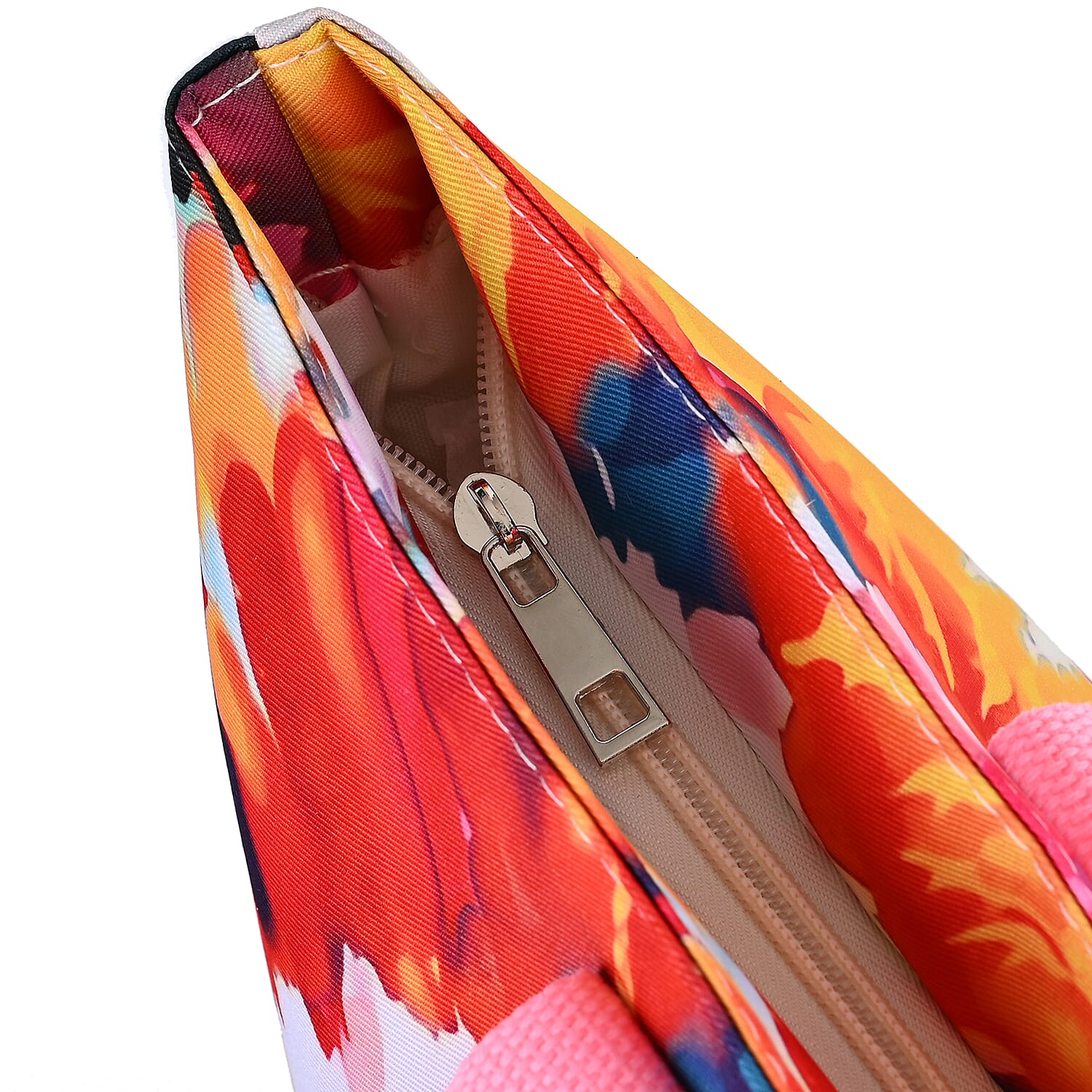 Set of 2 Artistic Flower Pattern Tote Bag