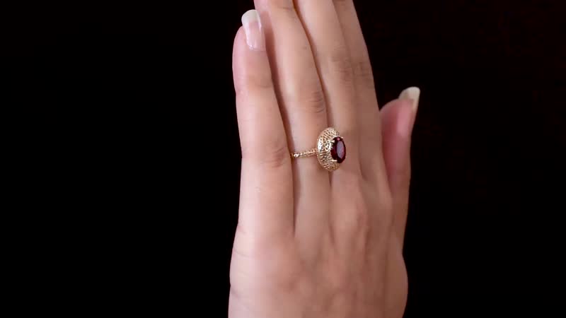 Luxoro 10K Rose Gold Premium Orissa Rhodolite Garnet Ring (Size 10.0) 2.35 ctw