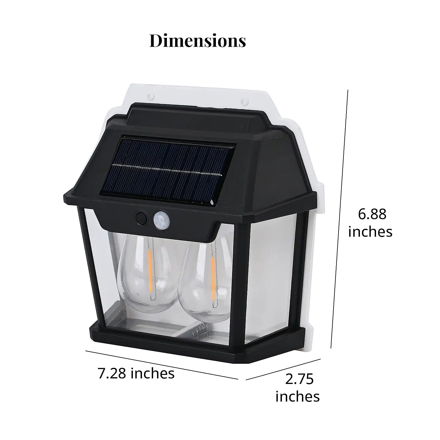 Homesmart Solar 2 Bulb Wall LED Light