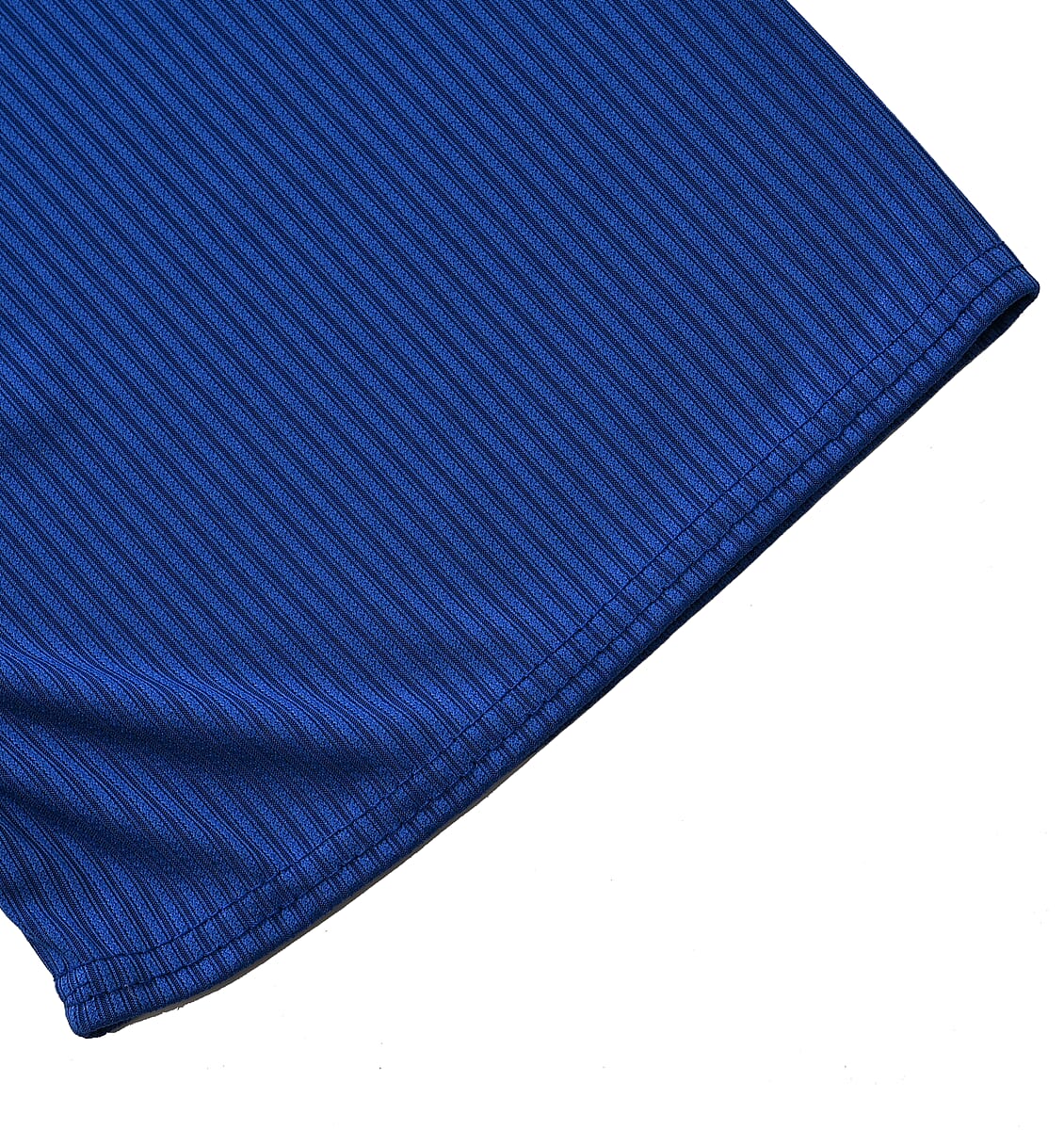 Set of 2 Blue and Geometric Rib Knit Stretch Lounge Pants - One Size Fits Most image number 3