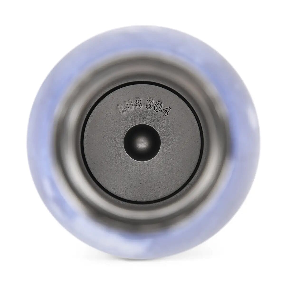 Blue Marble Pattern Stainless Steel Water Bottle (500 ml) image number 6