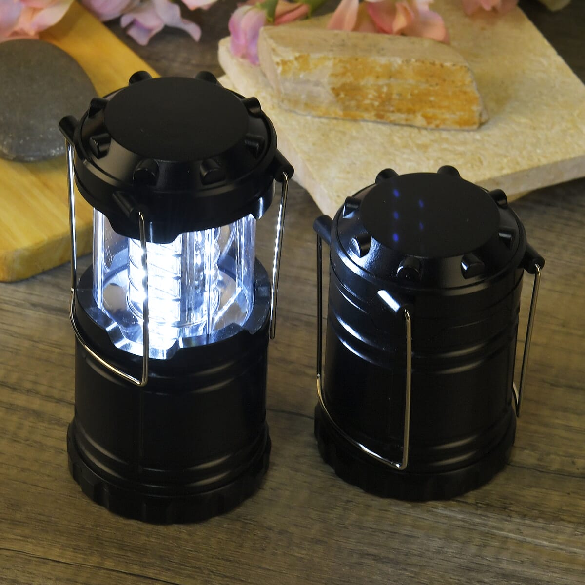 Set of 2 Camping Lantern (Dia 8.8cm and Height 4.88 Inches) image number 1