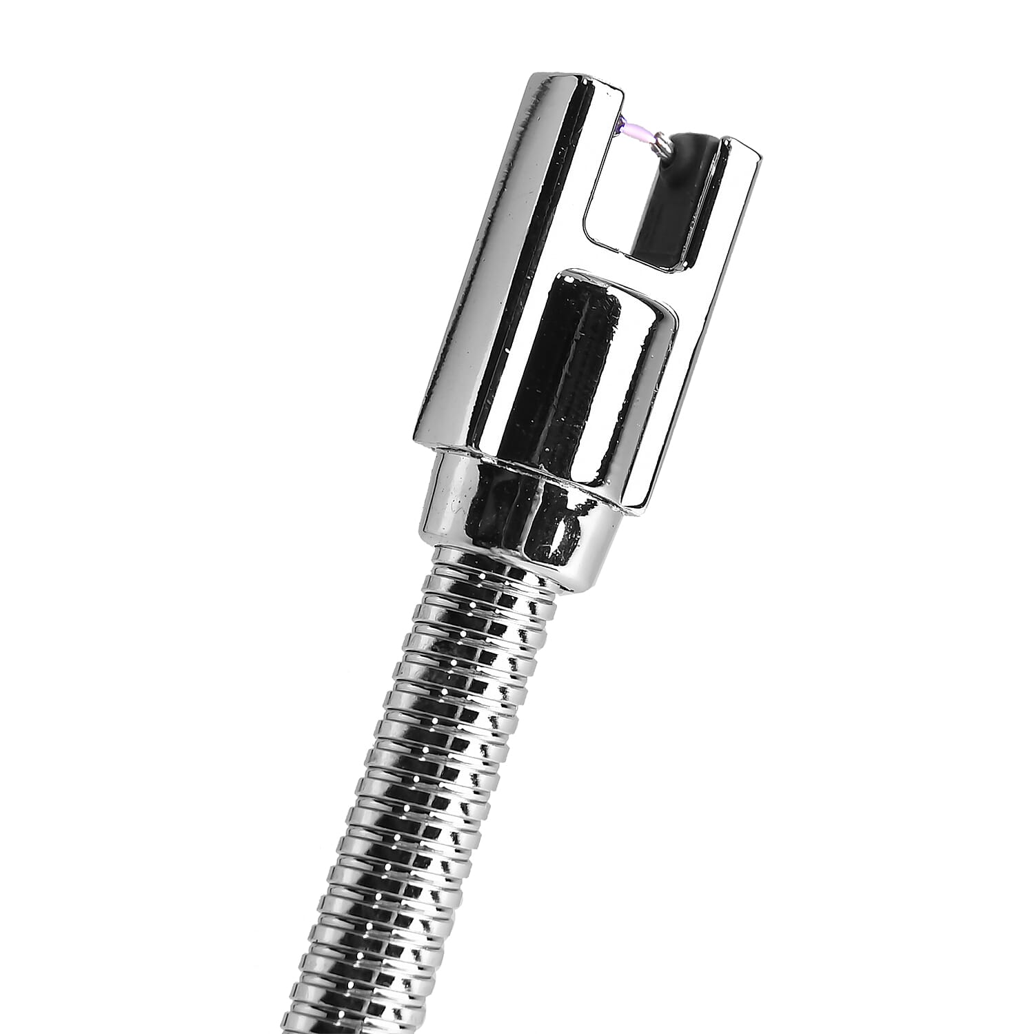 Golden Electric Arc Lighter with USB Charging, Flameless Windproof and LED Battery Display (220 mAh)