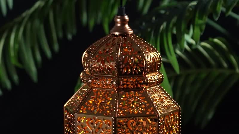 Solar Lights Outdoor Asthetic Hanging Lantern (600 mAh)
