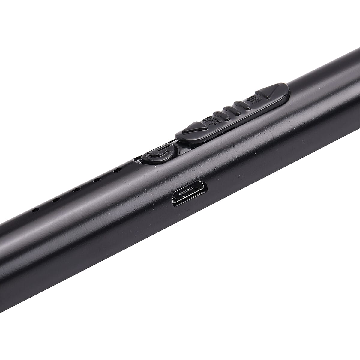 Black Electric Arc Lighter with USB Charging, Flameless Windproof and LED Battery Display (220 mAh) image number 4