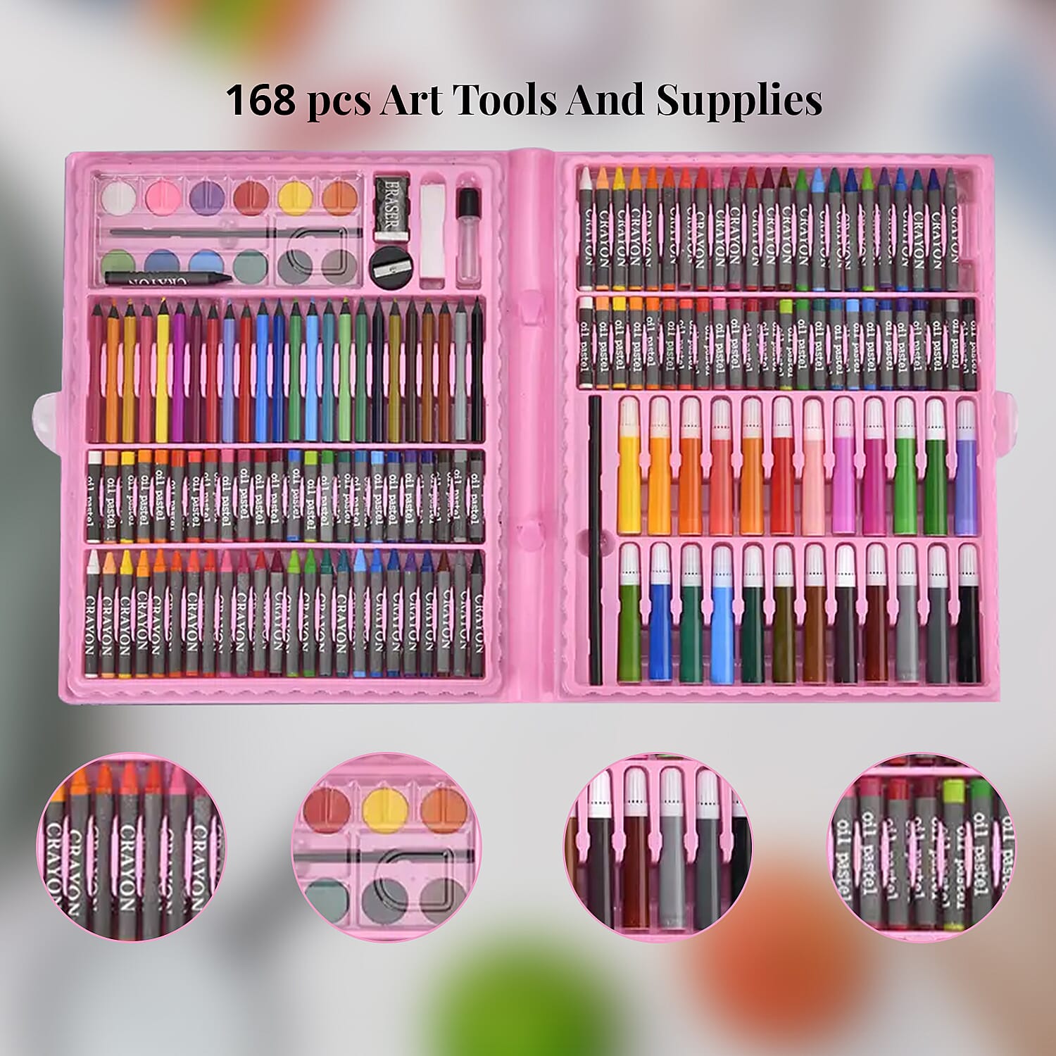 168pcs Drawing Art Set with Storage Case