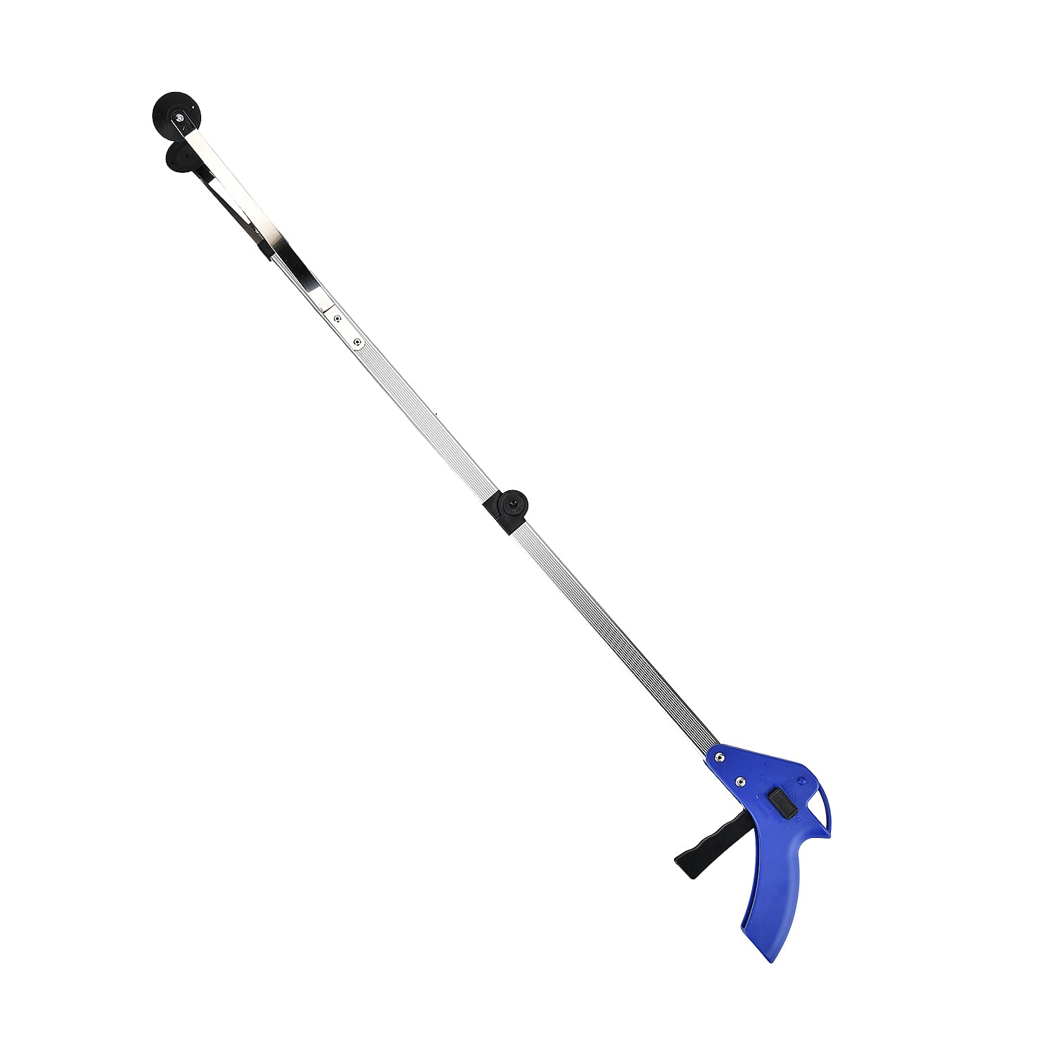 Set of 2 Blue and Red Foldable Long Reach Grabber