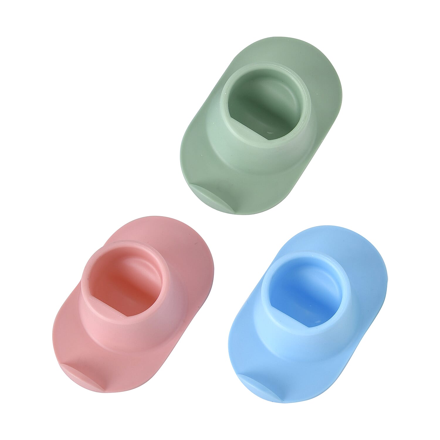 Set of 3 Handheld Fans with Base, 3 Adjustable Speed Mode and USB Charging (3.7W, 2A)