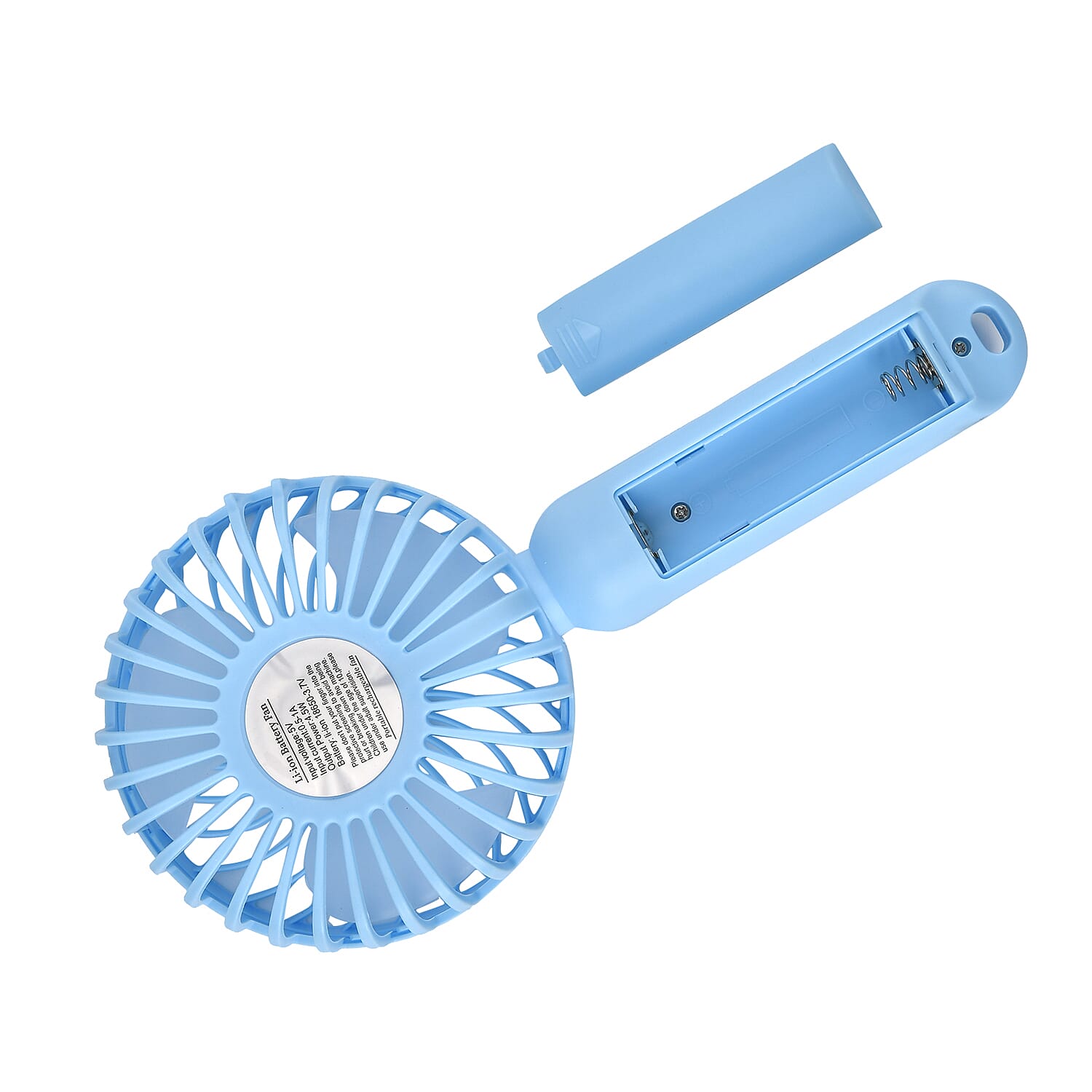 Set of 3 Handheld Fans with Base, 3 Adjustable Speed Mode and USB Charging (3.7W, 2A)