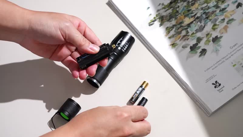 High Performance Flash Light (3 AAA Battery Not Included) (5.5)