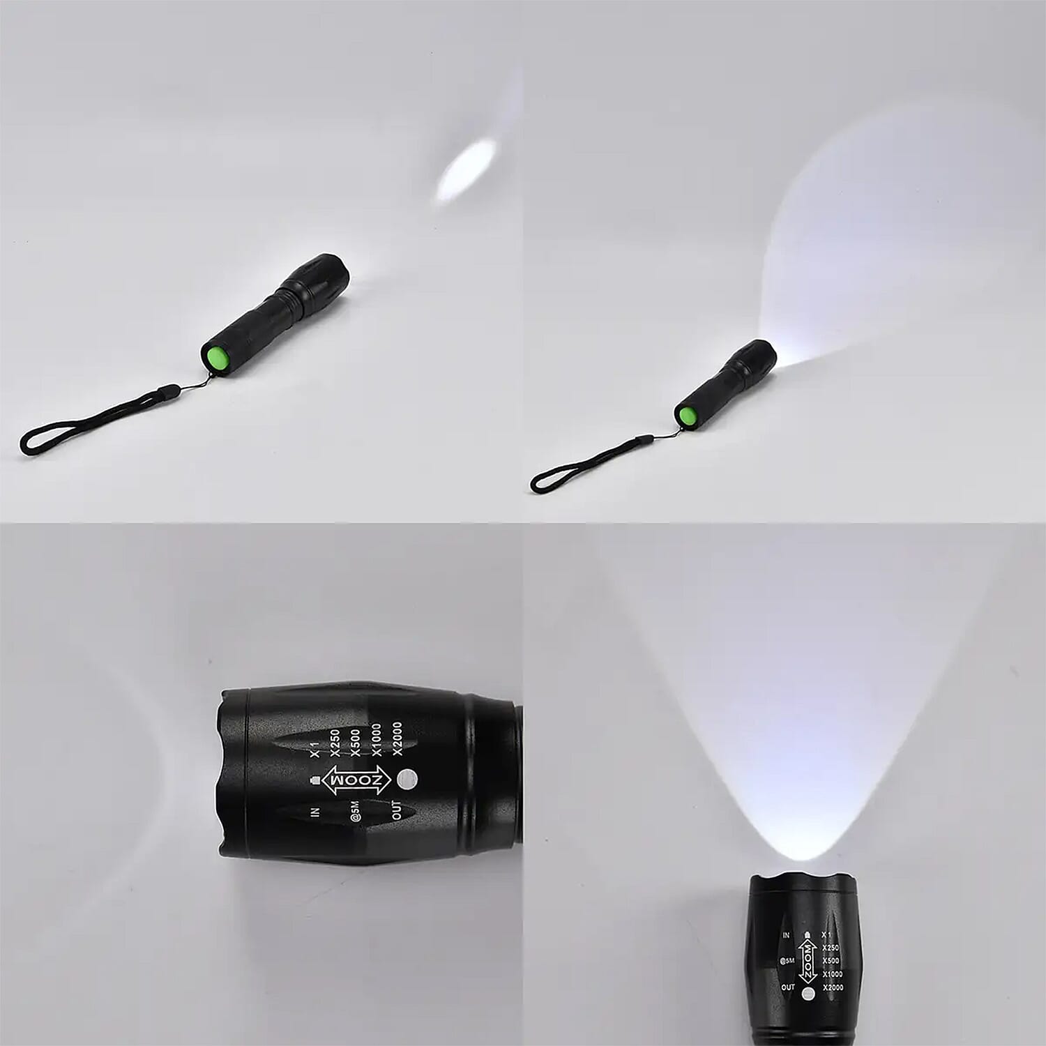 High Performance Flash Light (3 AAA Battery Not Included) (5.5)