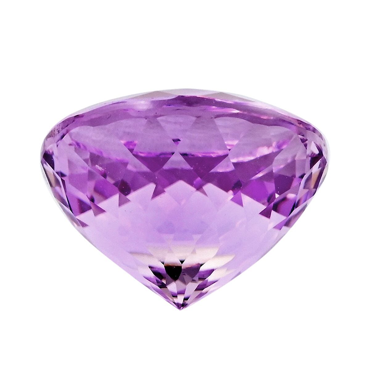 AAAA Martha Rocha Kunzite (Rnd Free Size) 7.00 ctw Loose gemstone image number 2