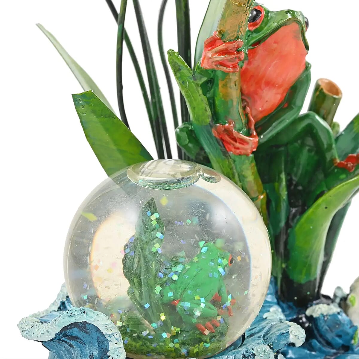 Frog Candle Holder with Water Globe image number 6