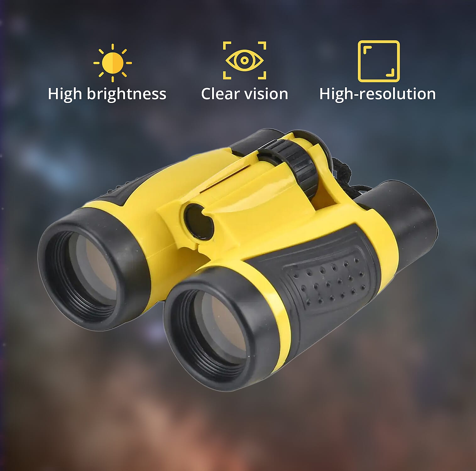 3pcs Set Emergency Survival Kits: Included Telescope, 4-in-1 Survival Bracelet and 6-in-1 Multifunctional Knife - Yellow
