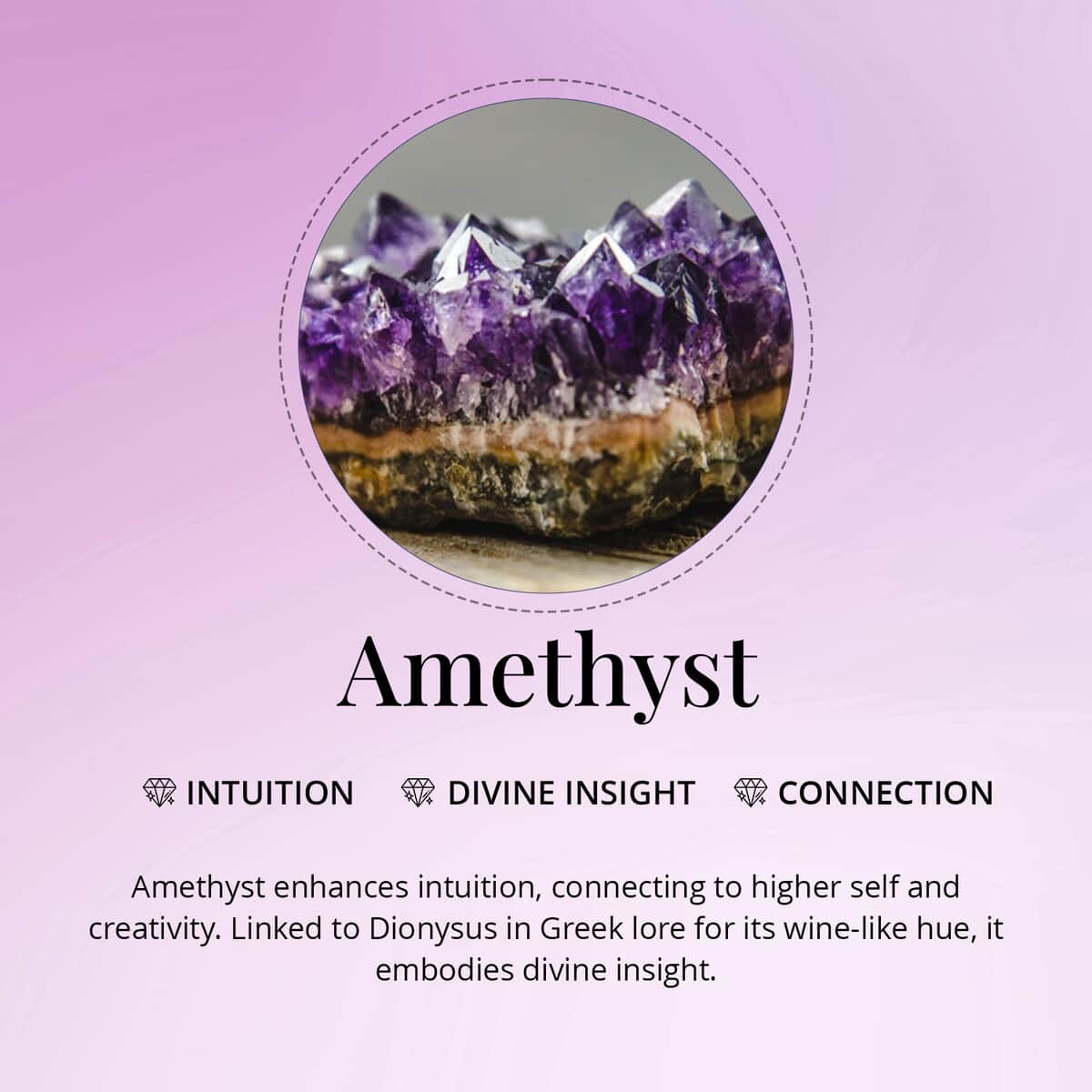 Amethyst in Oval (Amethyst in Oval) image number 4