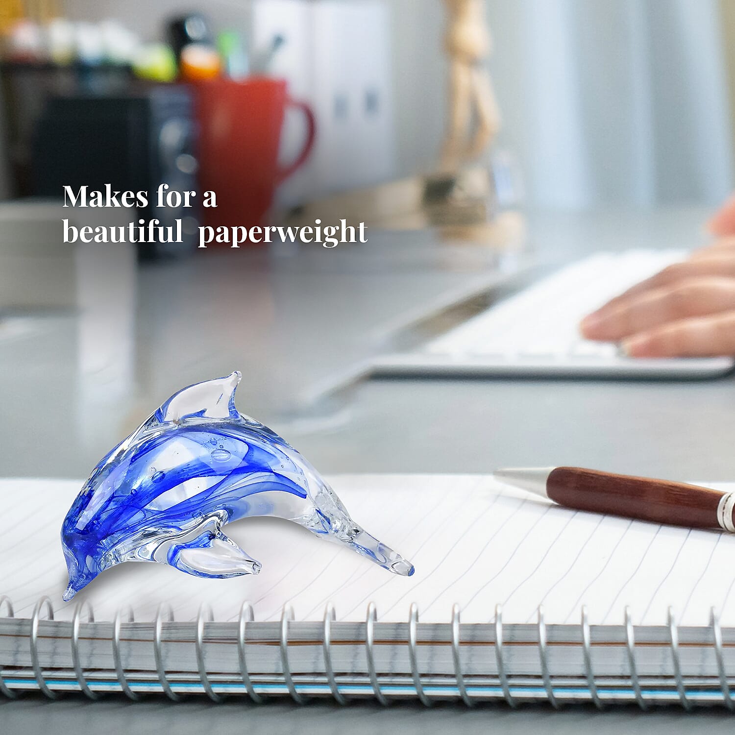 Decorative Glass Dolphin
