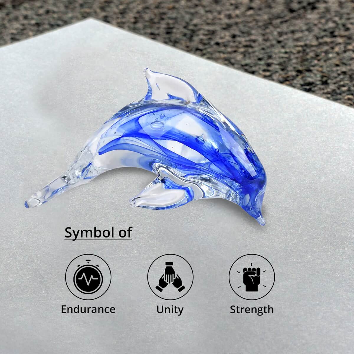 Decorative Glass Dolphin image number 4