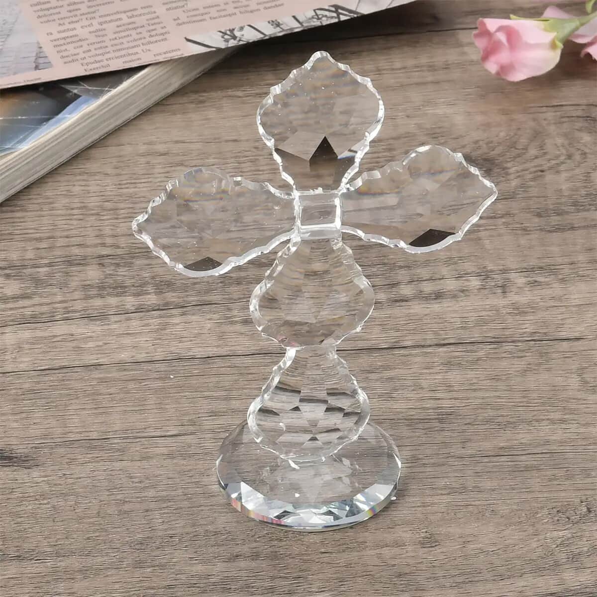 Decorative Crystal Cross (6.69") image number 1