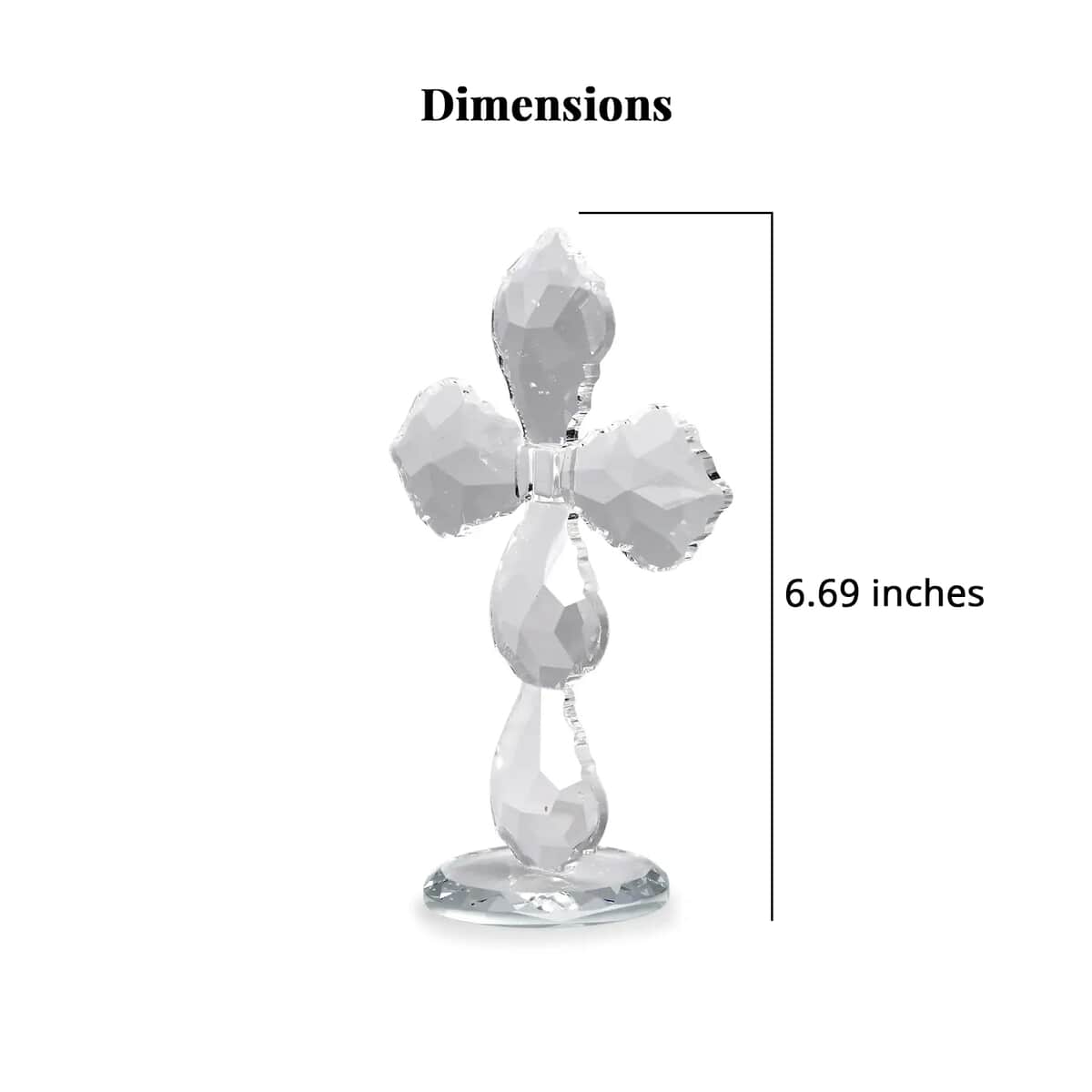Decorative Crystal Cross (6.69") image number 6