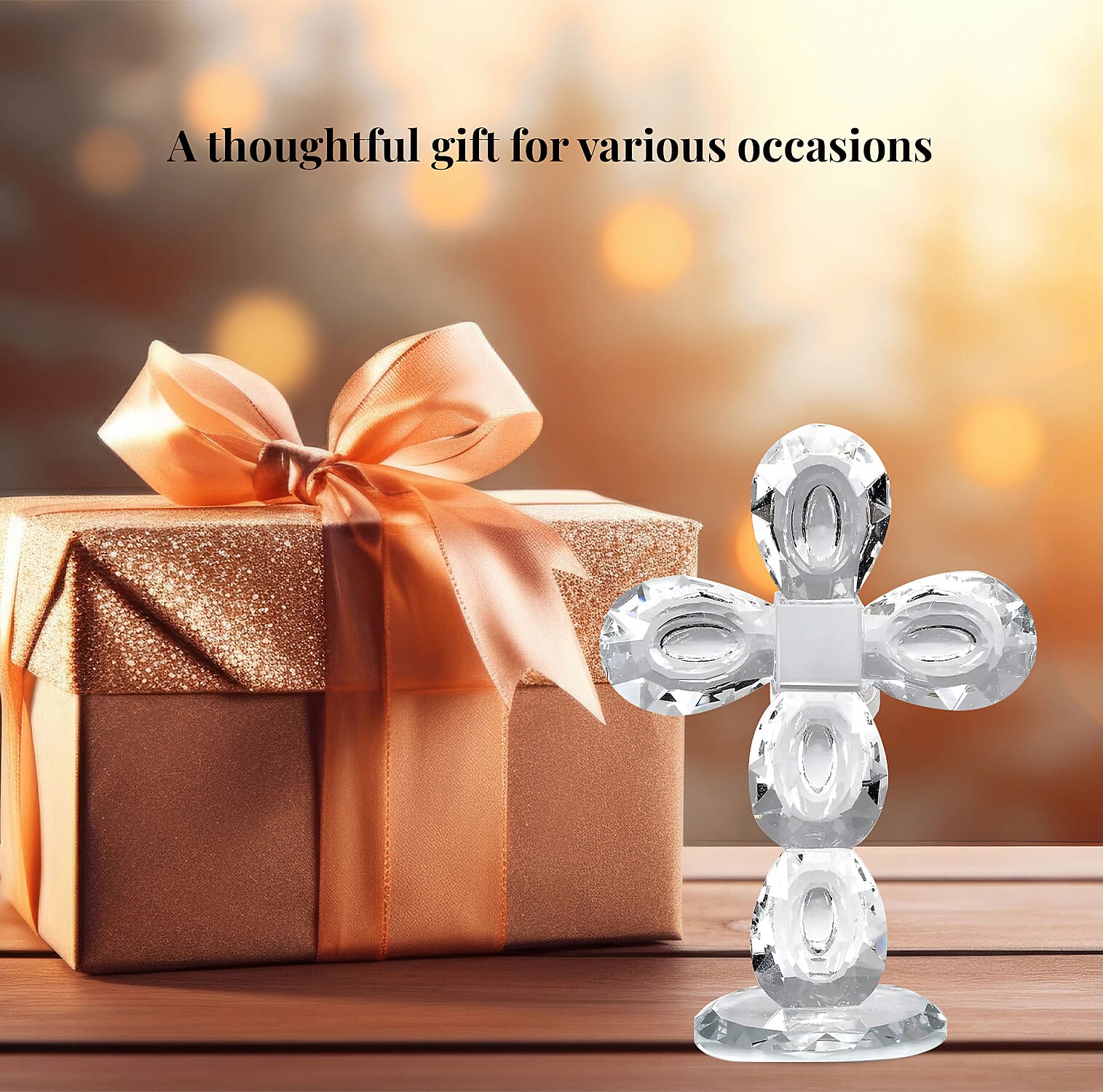 Decorative Crystal Cross