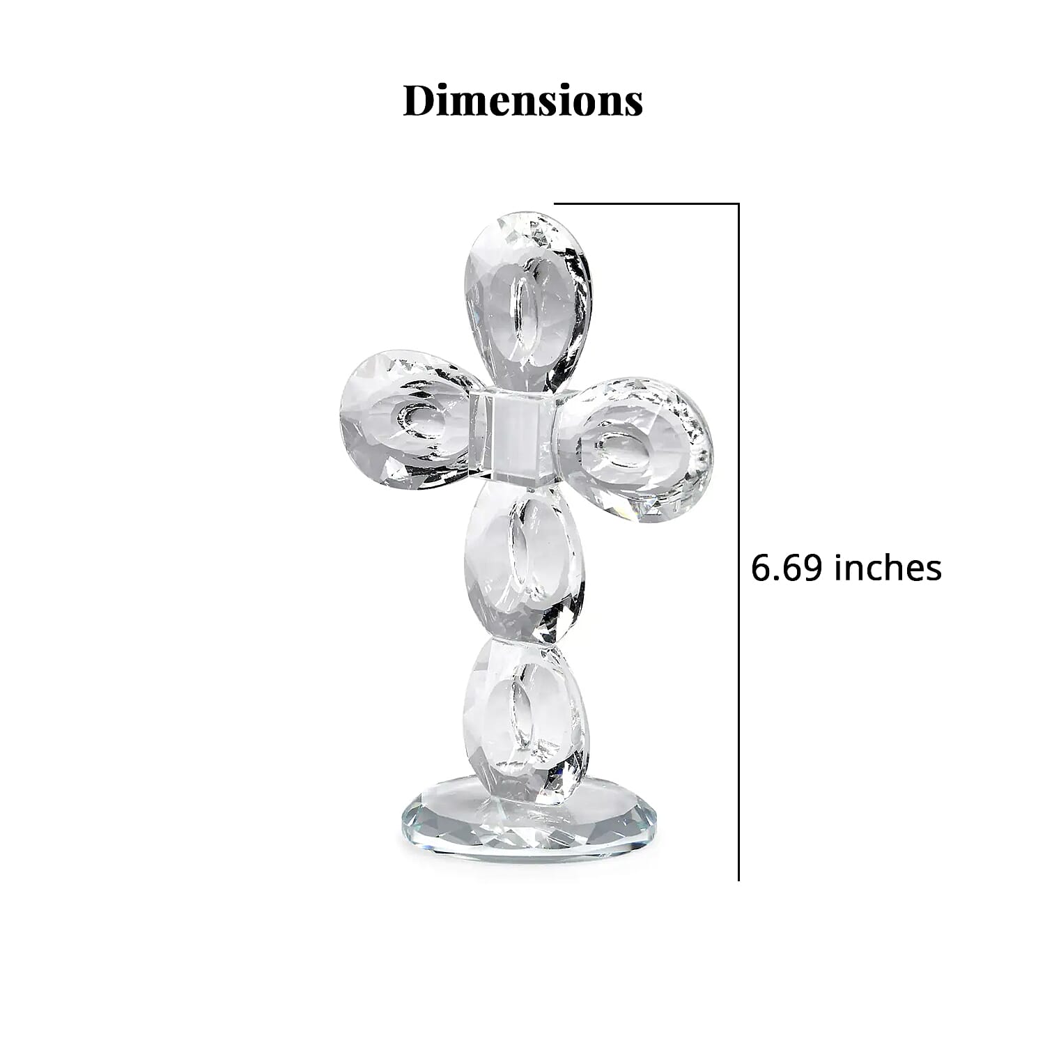 Decorative Crystal Cross