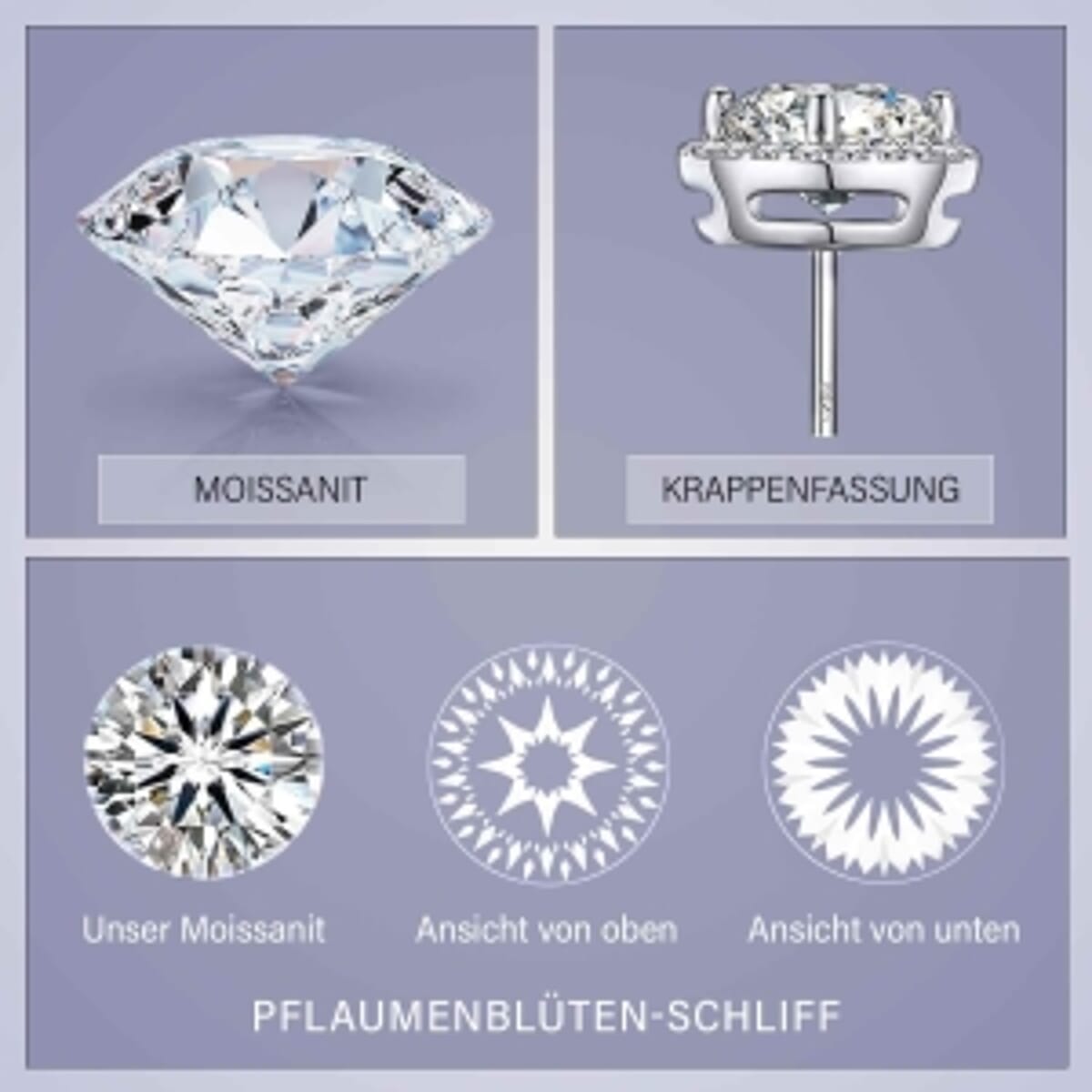 Moissanite 4.76 ctw Ring in Platinum Over Sterling Silver (Size 10) image number 1