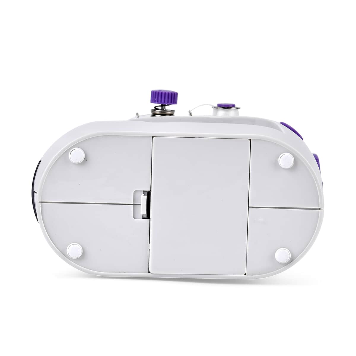 Portable Electric Sewing Machine with Template and Sewing Kit - Purple image number 4