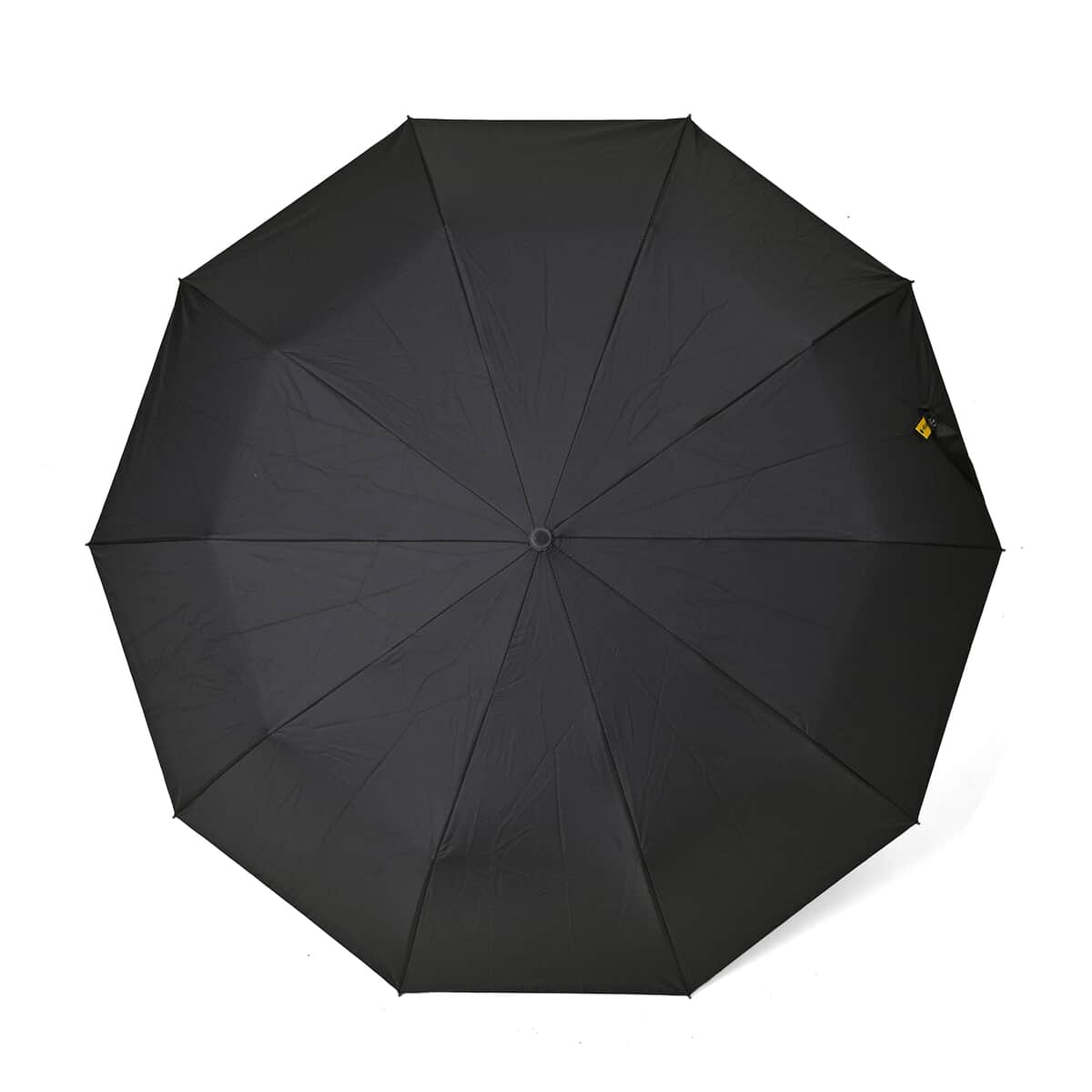 Black Folding Sun Umbrella with 10 Ribs (Inside Black Coating Can Provide UPF 50+ Protection) image number 1